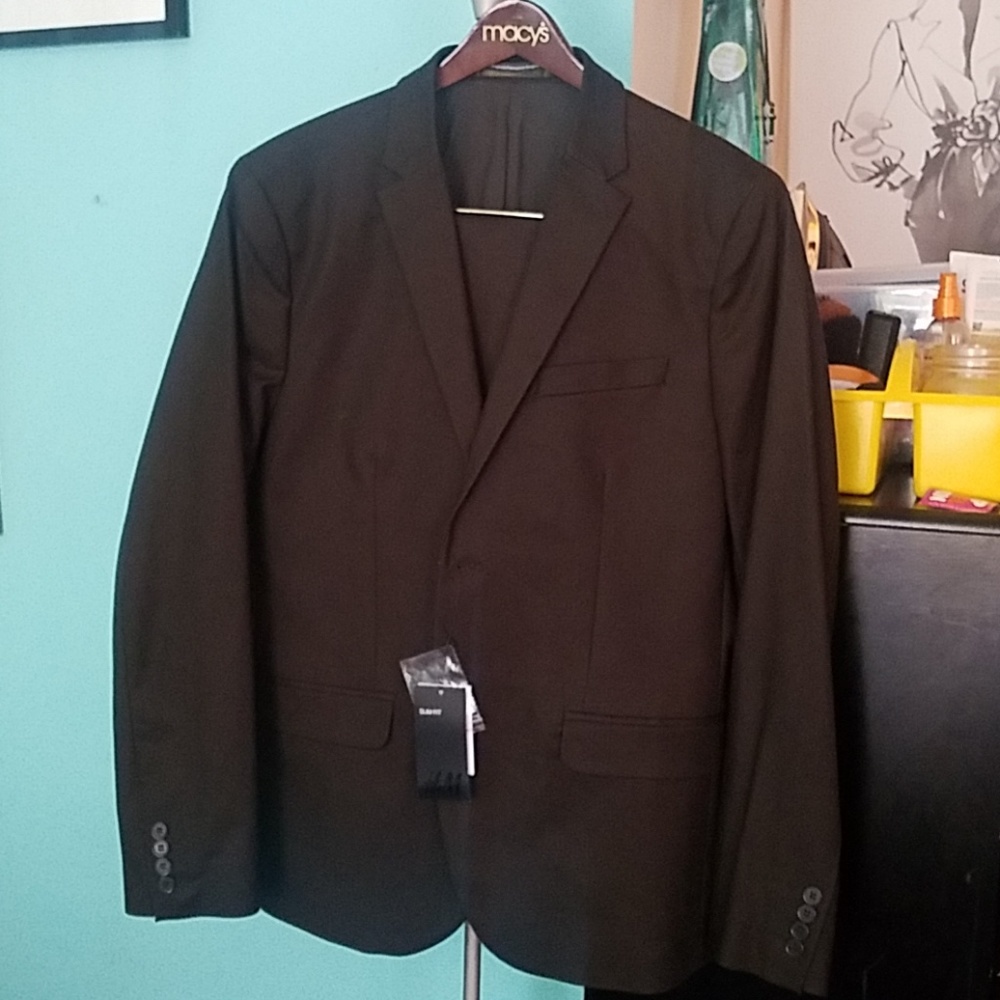 H/M suit (dark green) slim fit